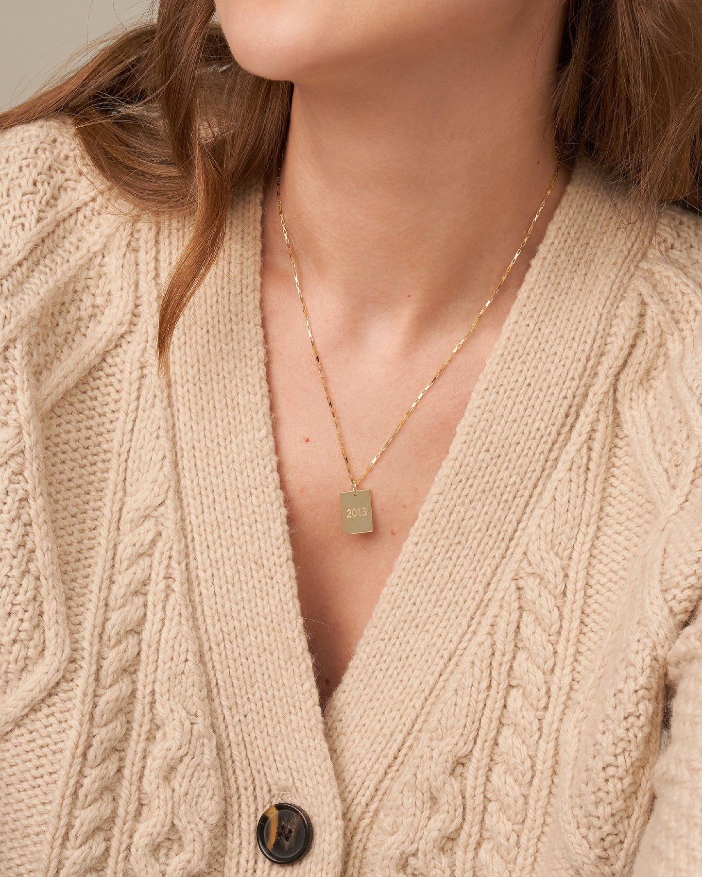 NELLA NAME TAG NECKLACE