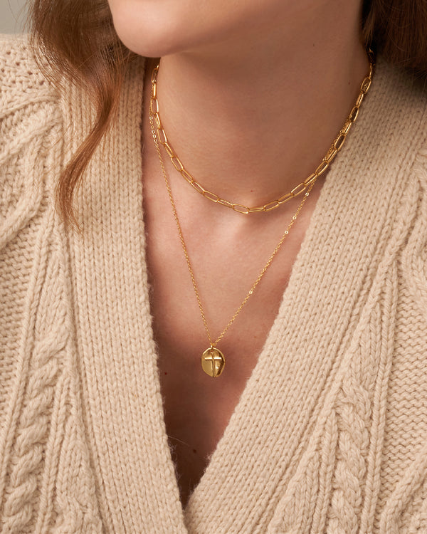 ANNA CROSS PENDANT NECKLACE