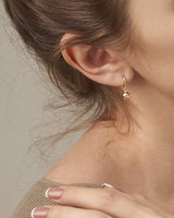 CHICAGO BALL HOOP EARRINGS