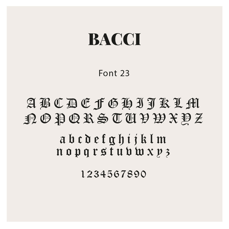 OLD ENGLISH INITIAL NECKLACE WITH CURB CHAIN