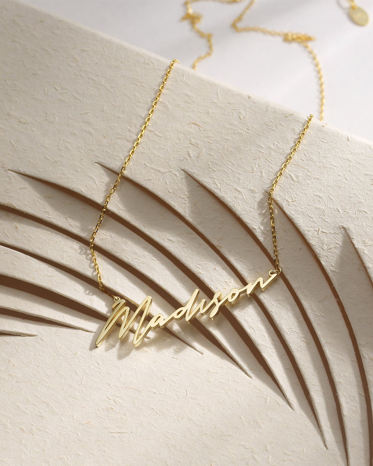POLLY SCRIPT NAME NECKLACE