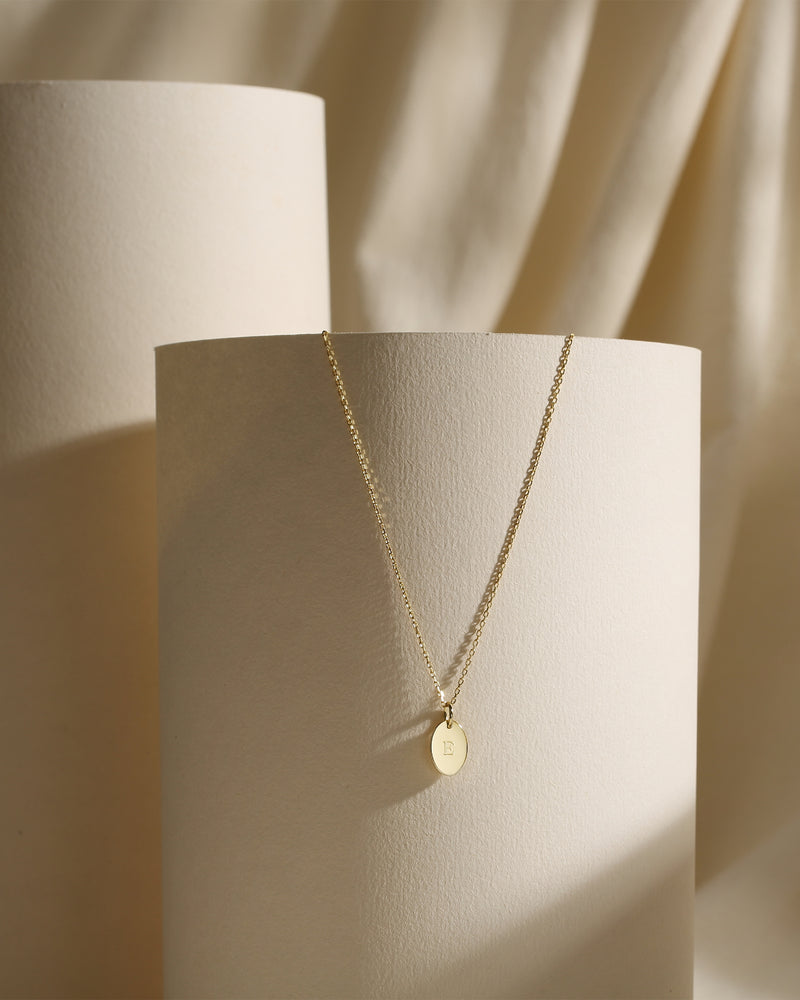 OVAL NAME TAG NECKLACE