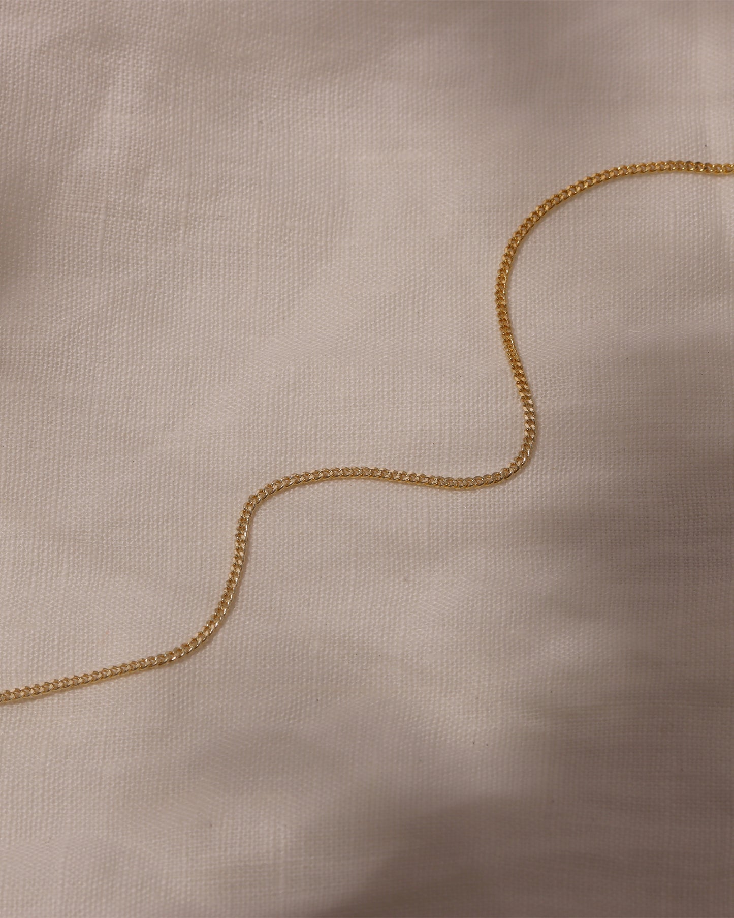 ALIDA CURB CHAIN NECKLACE