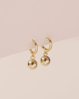 CHICAGO BALL HOOP EARRINGS