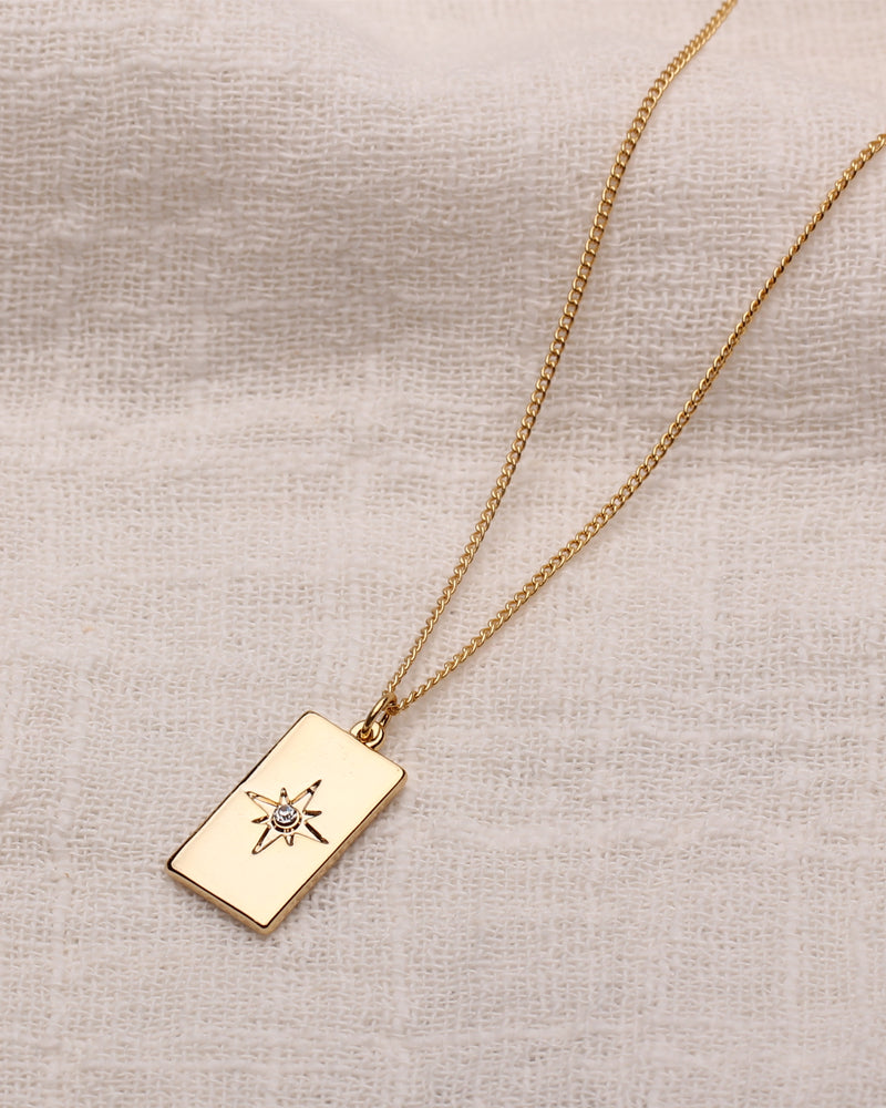 CAYLIEK STAR MEDALLION NECKLACE