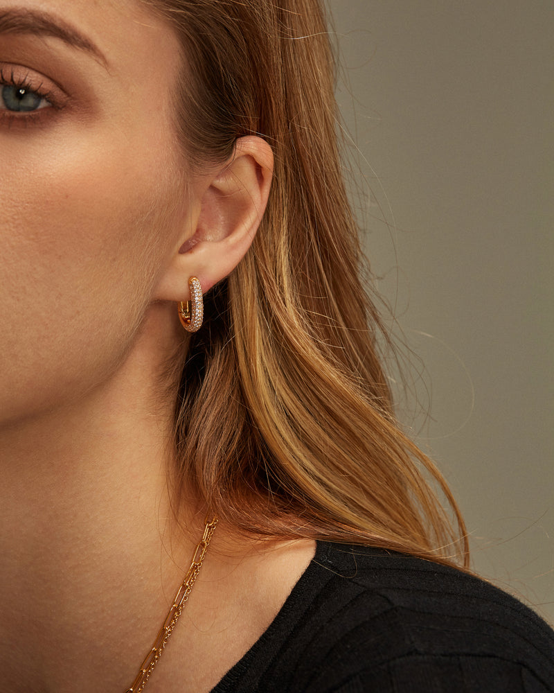 MARLOW PAVE RETANGLE HOOPS