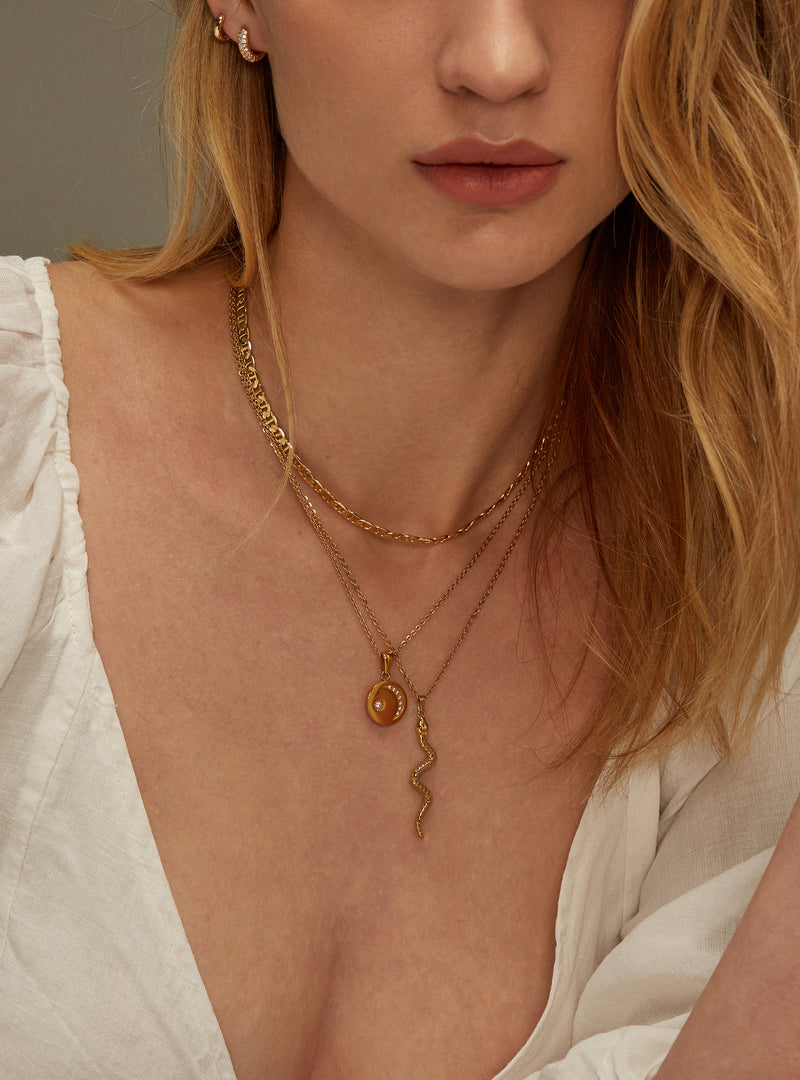 BRINA MARINER LINK NECKLACE