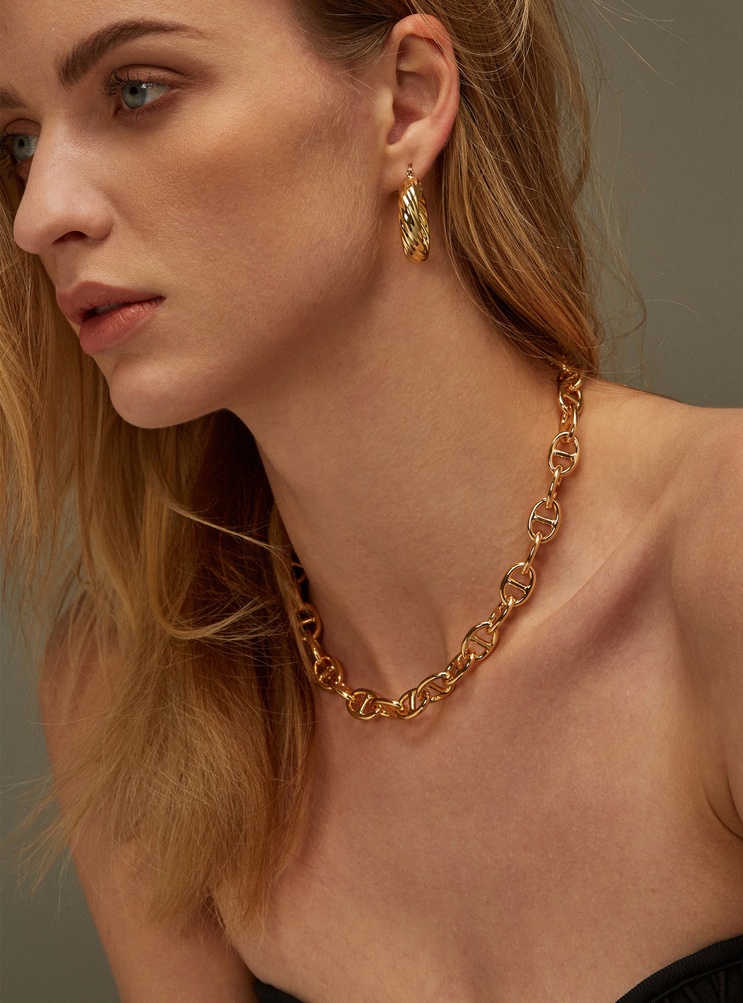 ILLY ANCHOR MAINER LINK NECKLACE & BRACELET