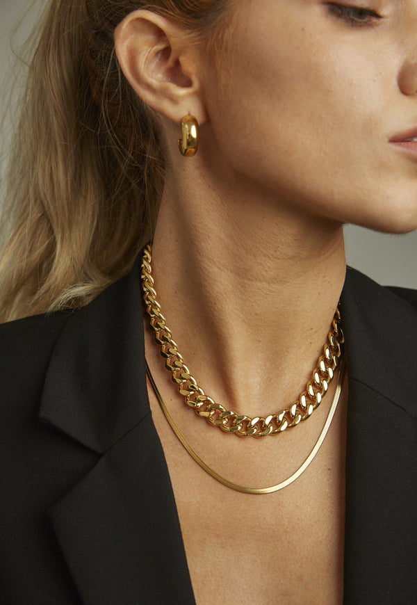 KAHLEA BOLD CURB NECKLACE