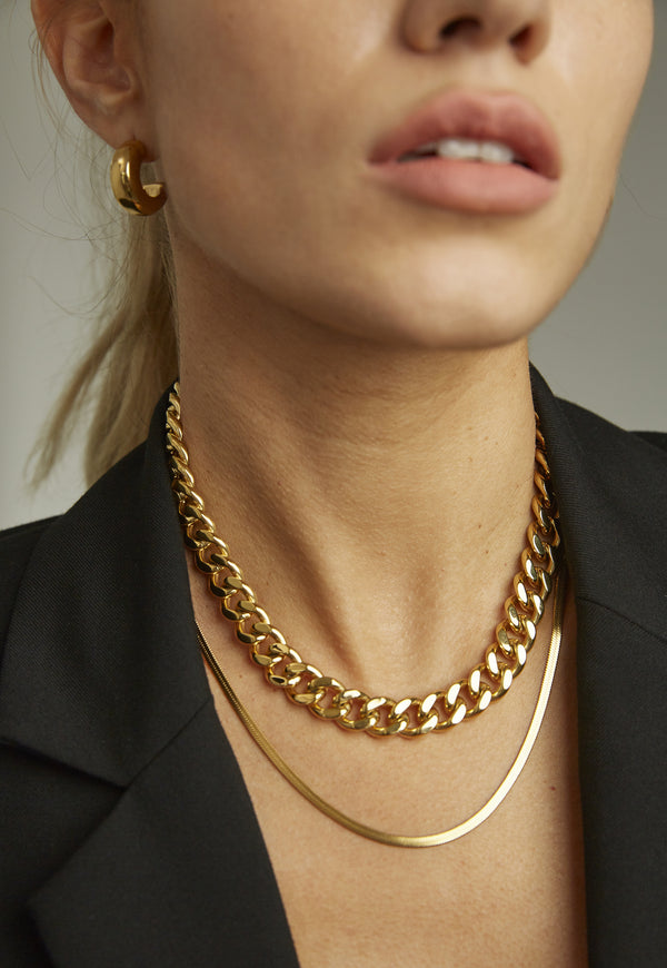 KAHLEA BOLD CURB NECKLACE