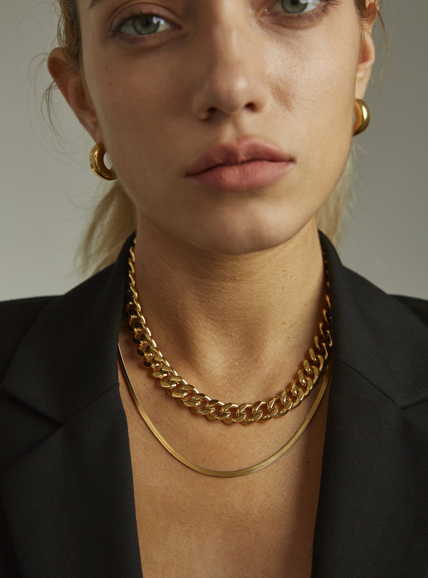 KAHLEA BOLD CURB NECKLACE