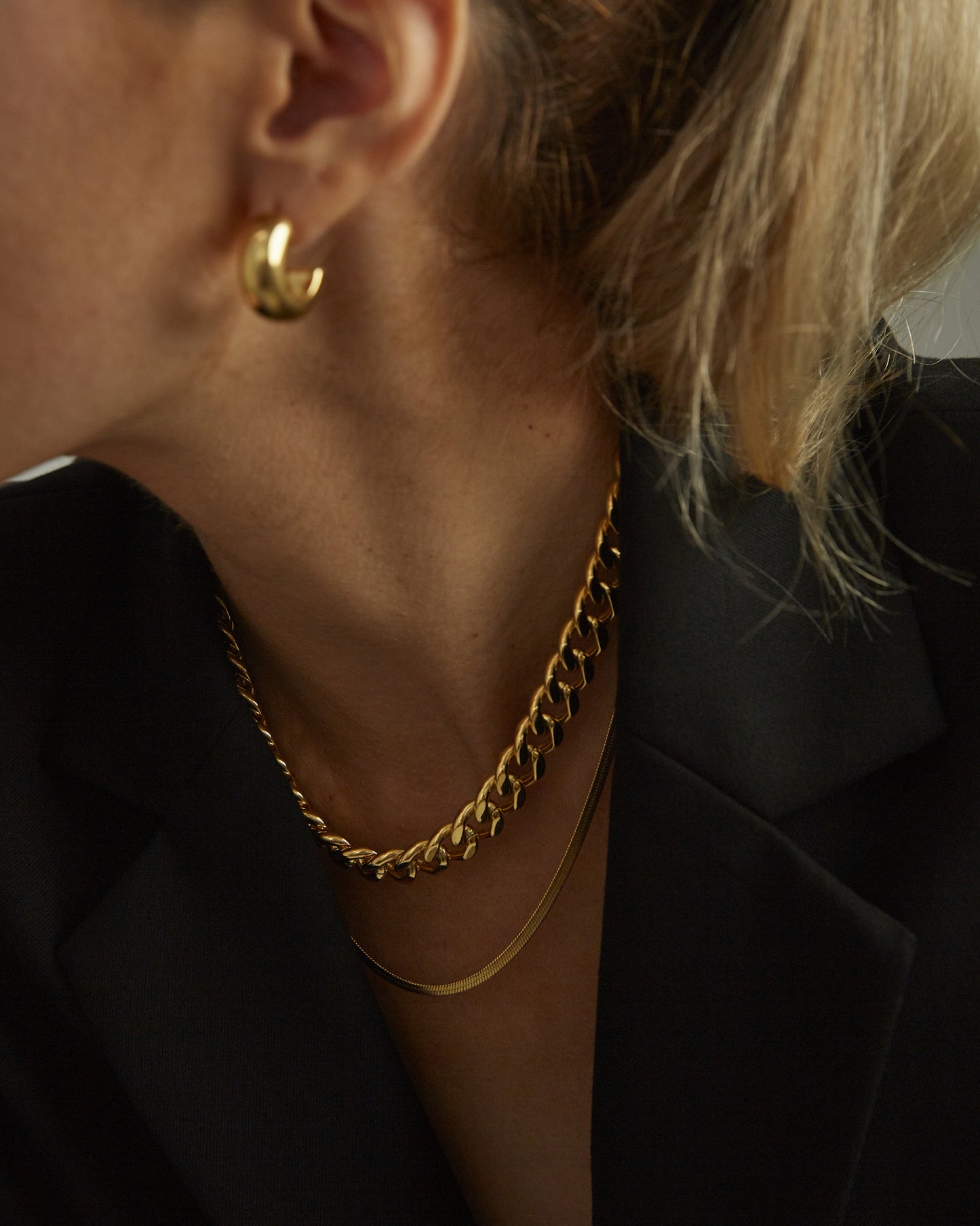 KAHLEA BOLD CURB NECKLACE