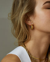 MARLA CROISSANT HOOP EARRINGS