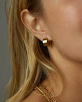 ATHENA WIDE HOOP EARRINGS