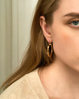 MALA BAMBOO HOOP EARRINGS