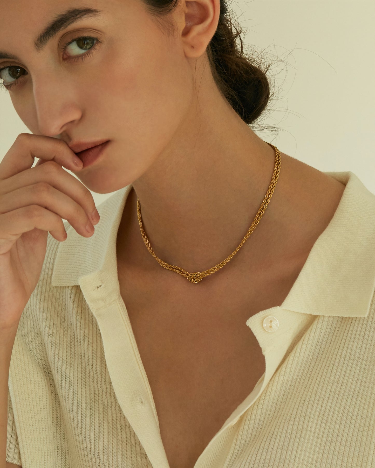 SKYLA DOUBLE ROPE NECKLACE