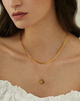 JULE SUN COIN NECKLACE