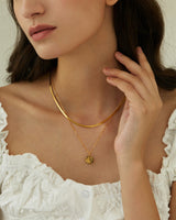 JULE SUN COIN NECKLACE