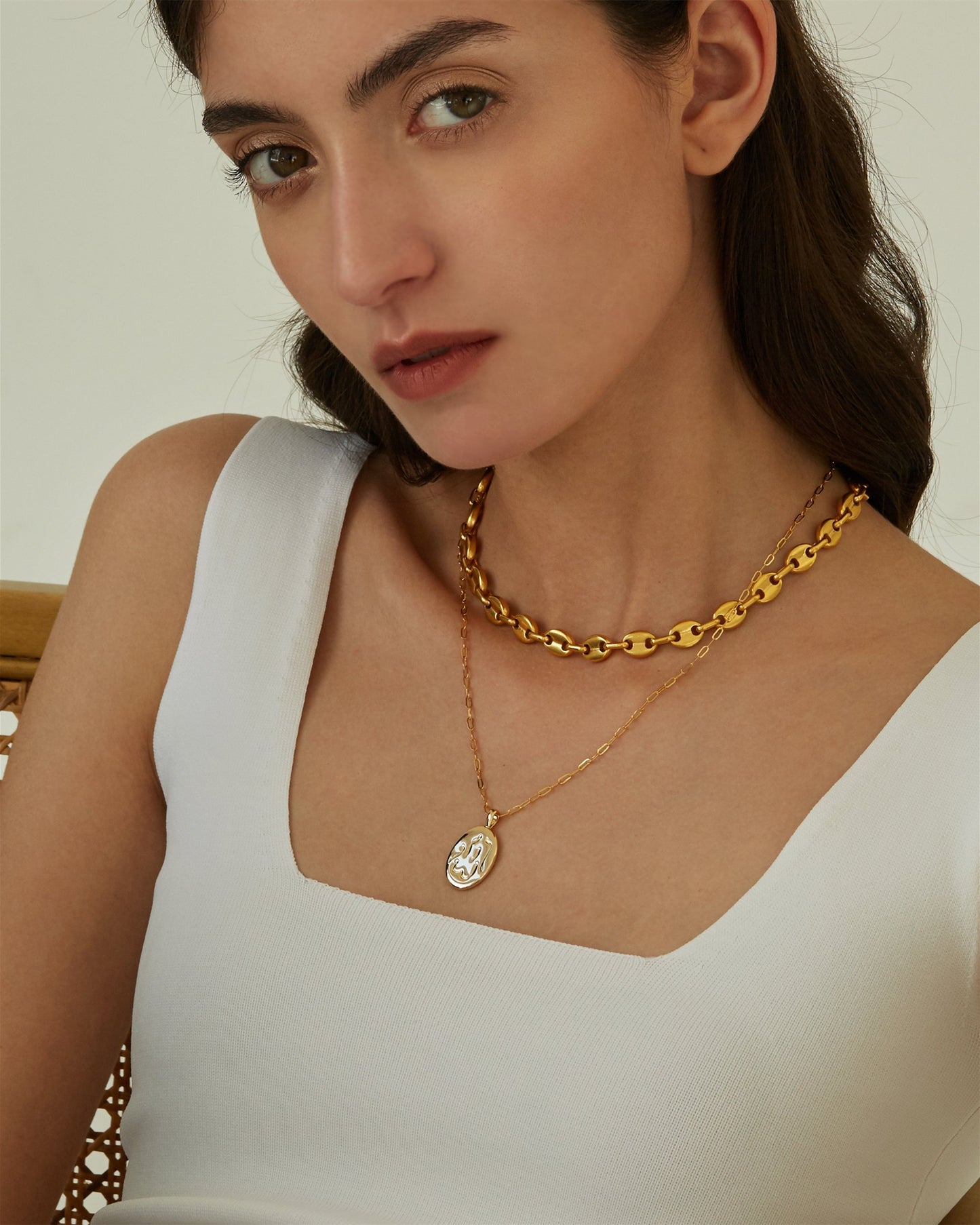 SAIRAH FEMALE BODY COIN NECKLACE