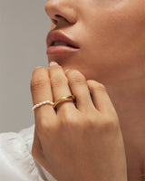 ANABEL BEADED PEARL RING