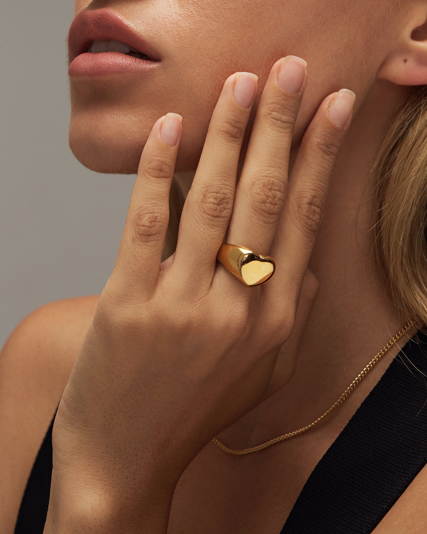 JAIDE HEART DOME RING