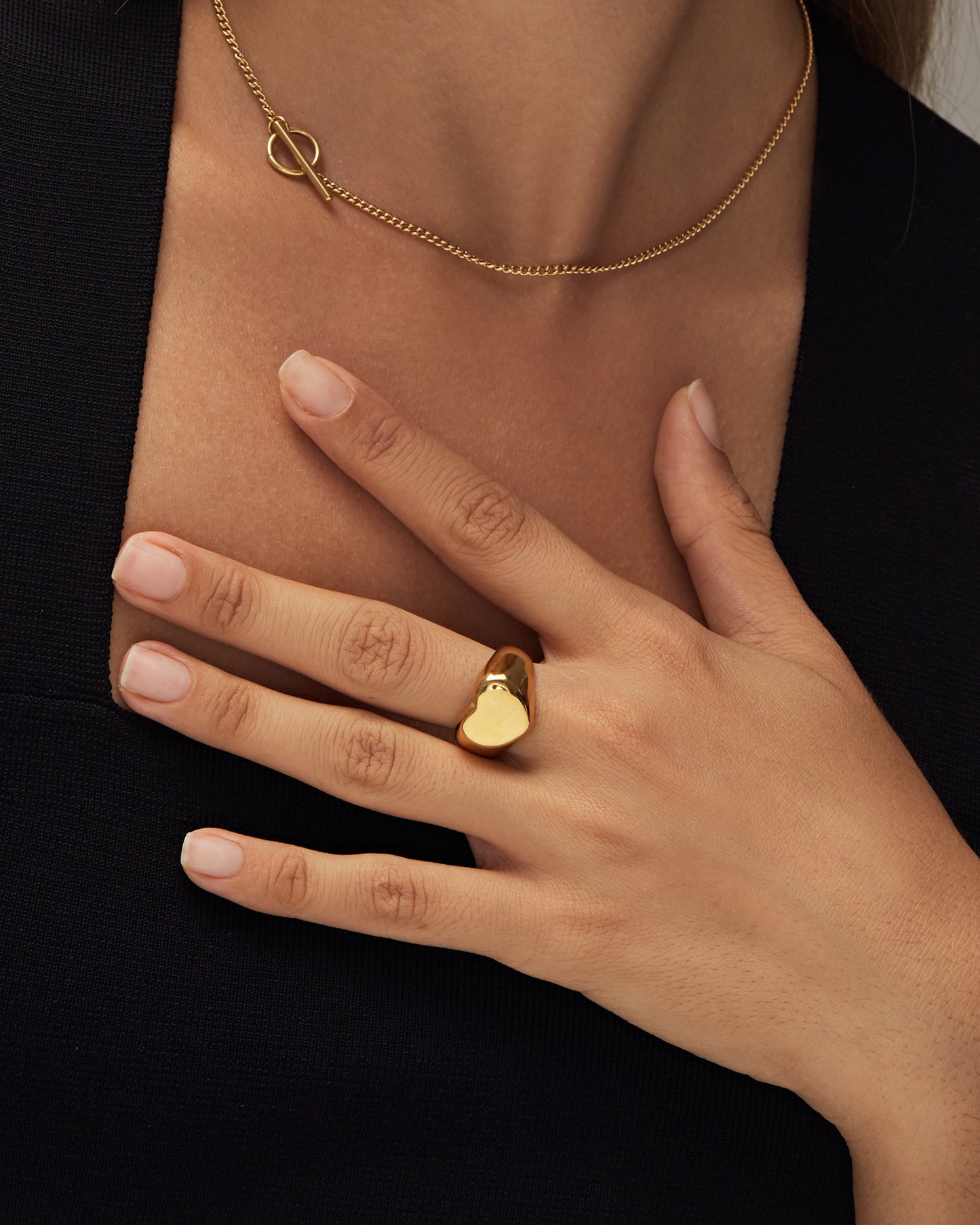 JAIDE HEART DOME RING