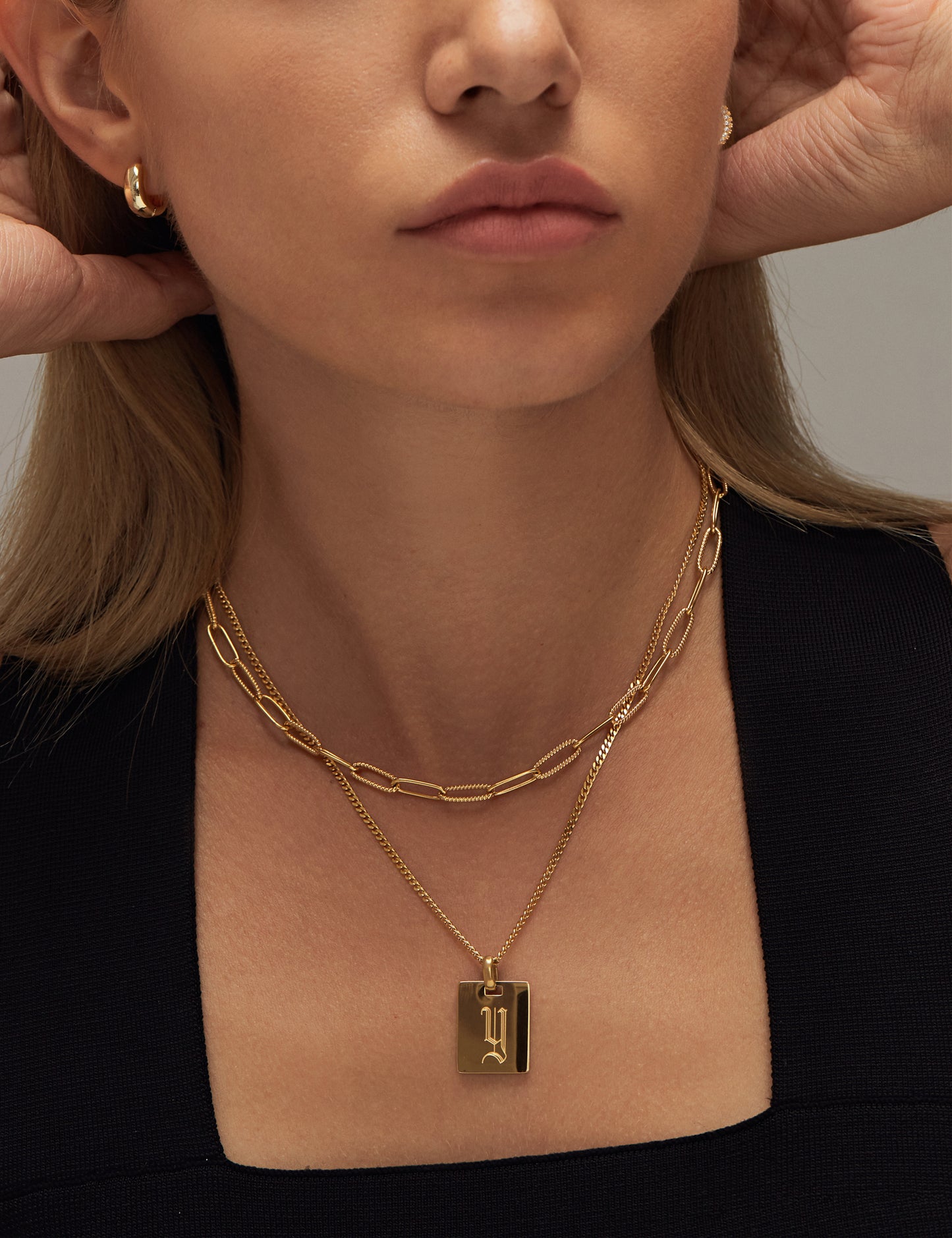 RHYLIE INITIAL NECKLACE