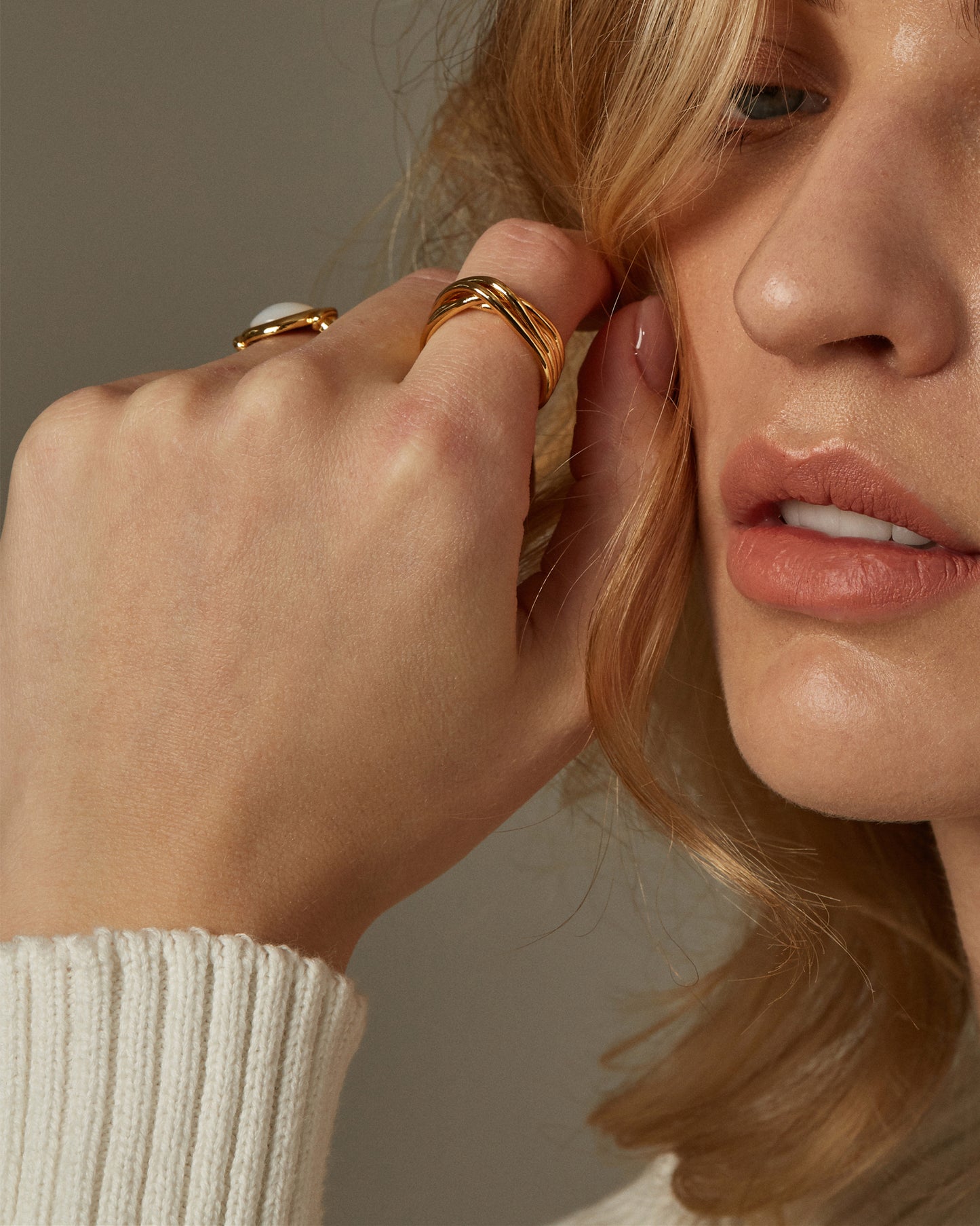 BENNITA BRAIDED ROPE RING