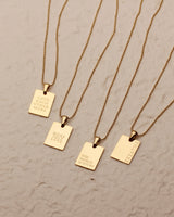 SEIRA MESSAGE PENDANT NECKLACE