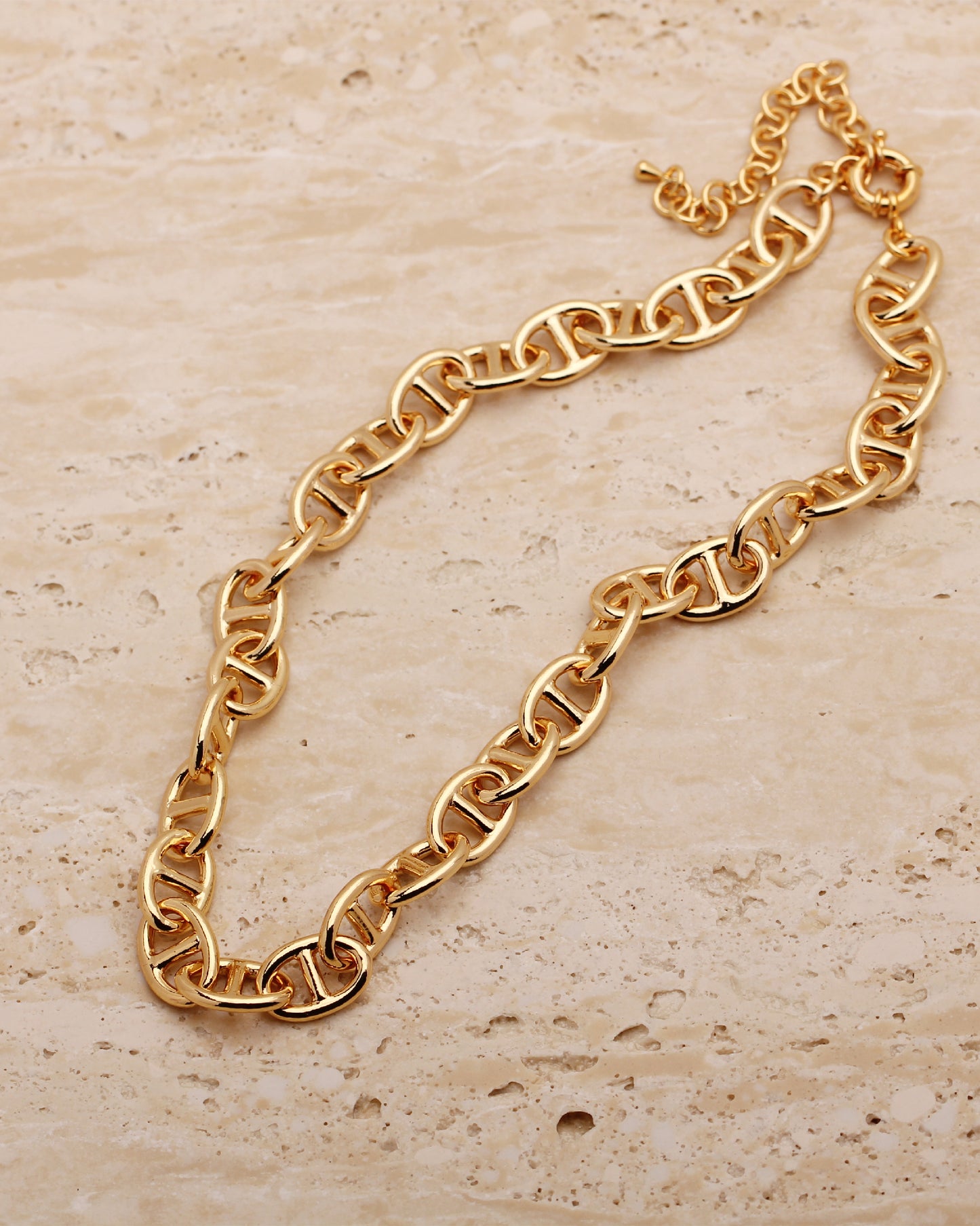 ILLY ANCHOR MAINER LINK NECKLACE & BRACELET