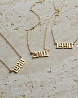 LAELAH BIRTH YEAR NECKLACE