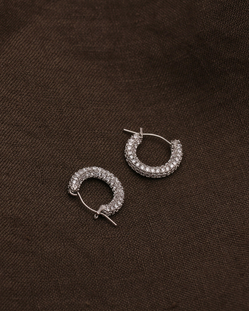 LUCIA CUBIC PAVE HOOPS