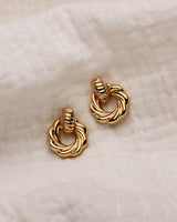 DOTTIE SWIRL HOOP EARRINGS