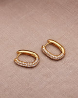 MARLOW PAVE RETANGLE HOOPS