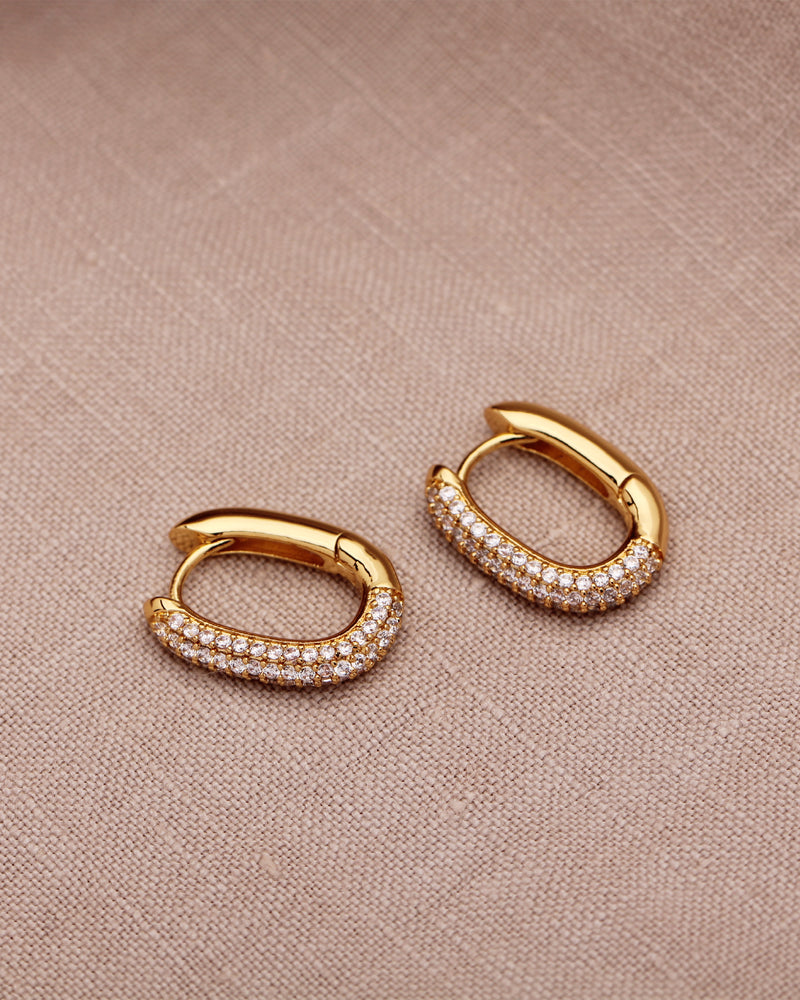 MARLOW PAVE RETANGLE HOOPS