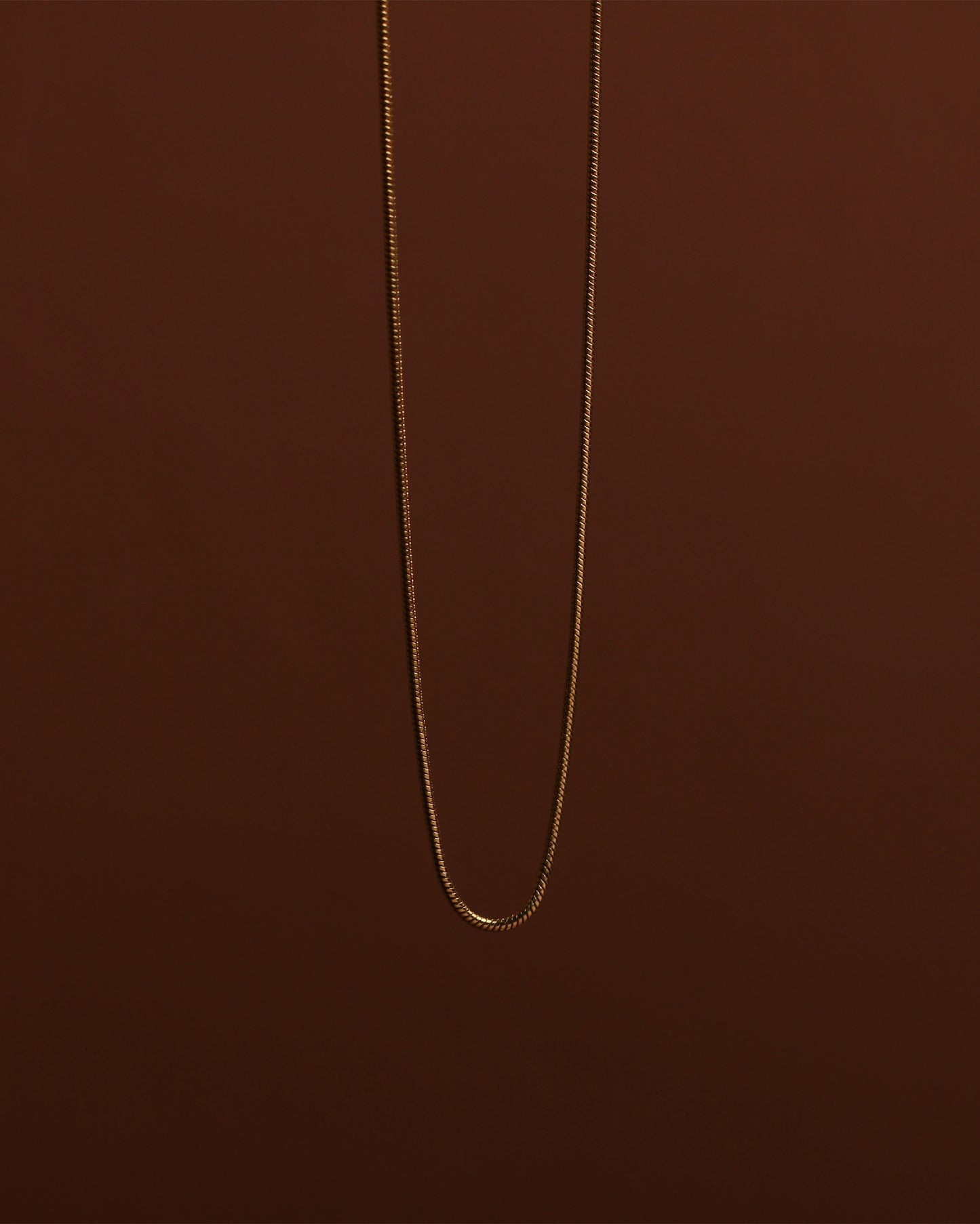 KAJA THIN HERRINGBONE NECKLACE