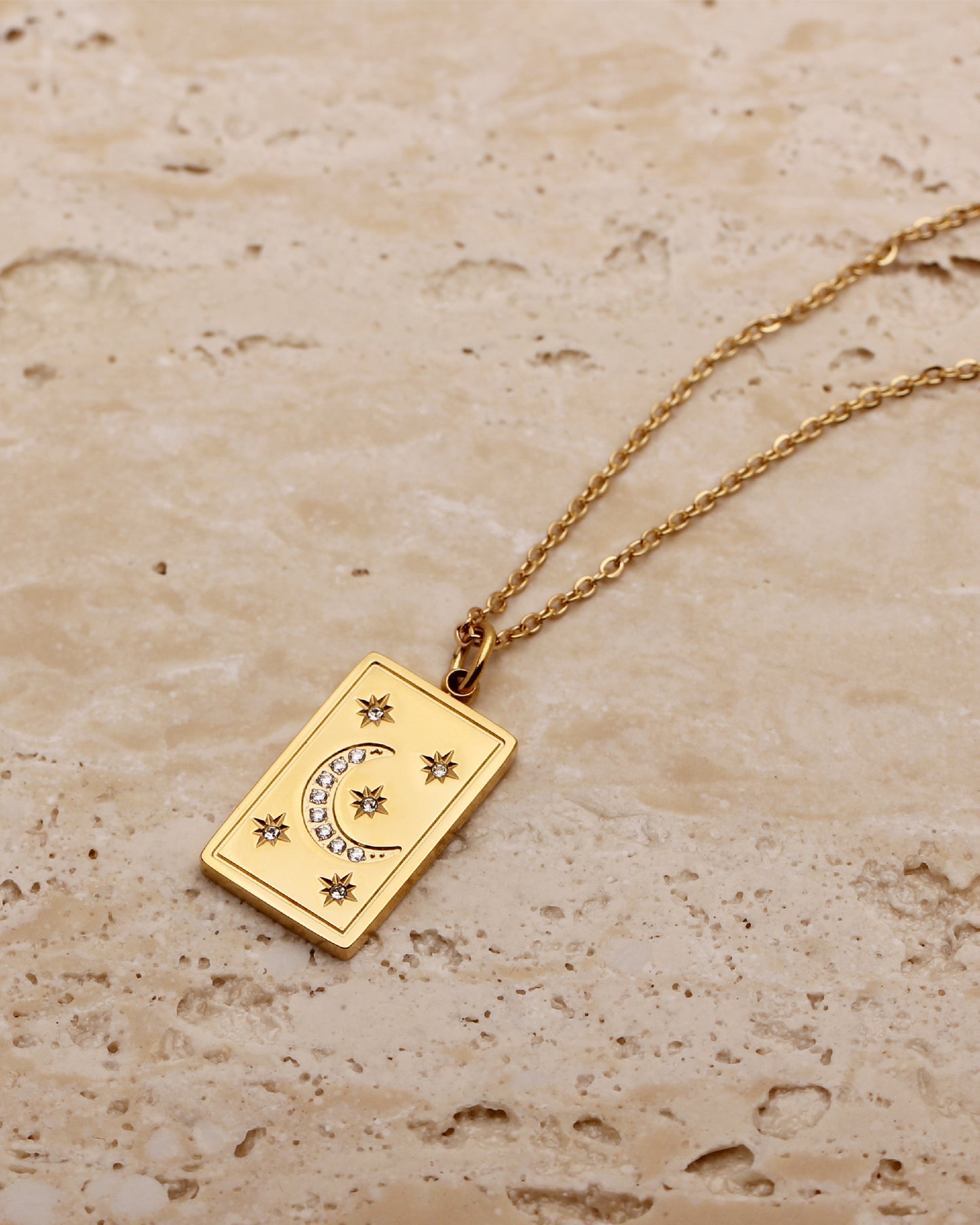 ALESSIA STAR & MOON NECKLACE