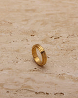 NALLA RIBBED BAND RING