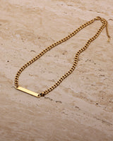 JAYCI BAR CHARM NECKLACE