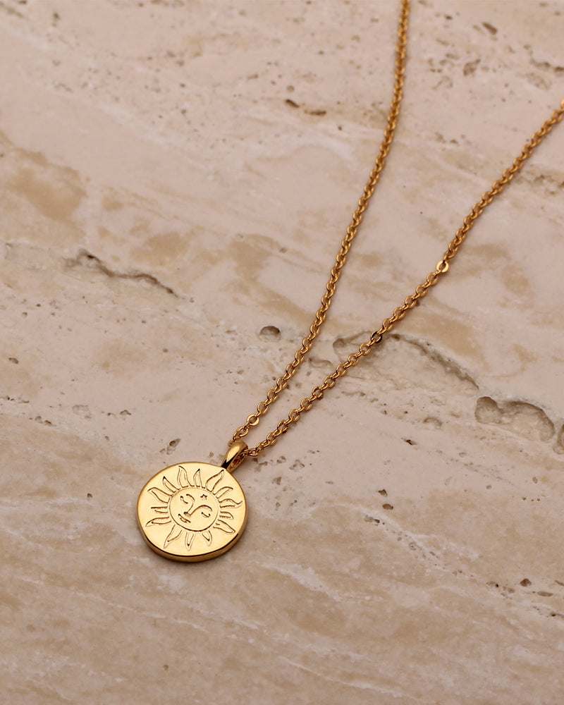 JULE SUN COIN NECKLACE