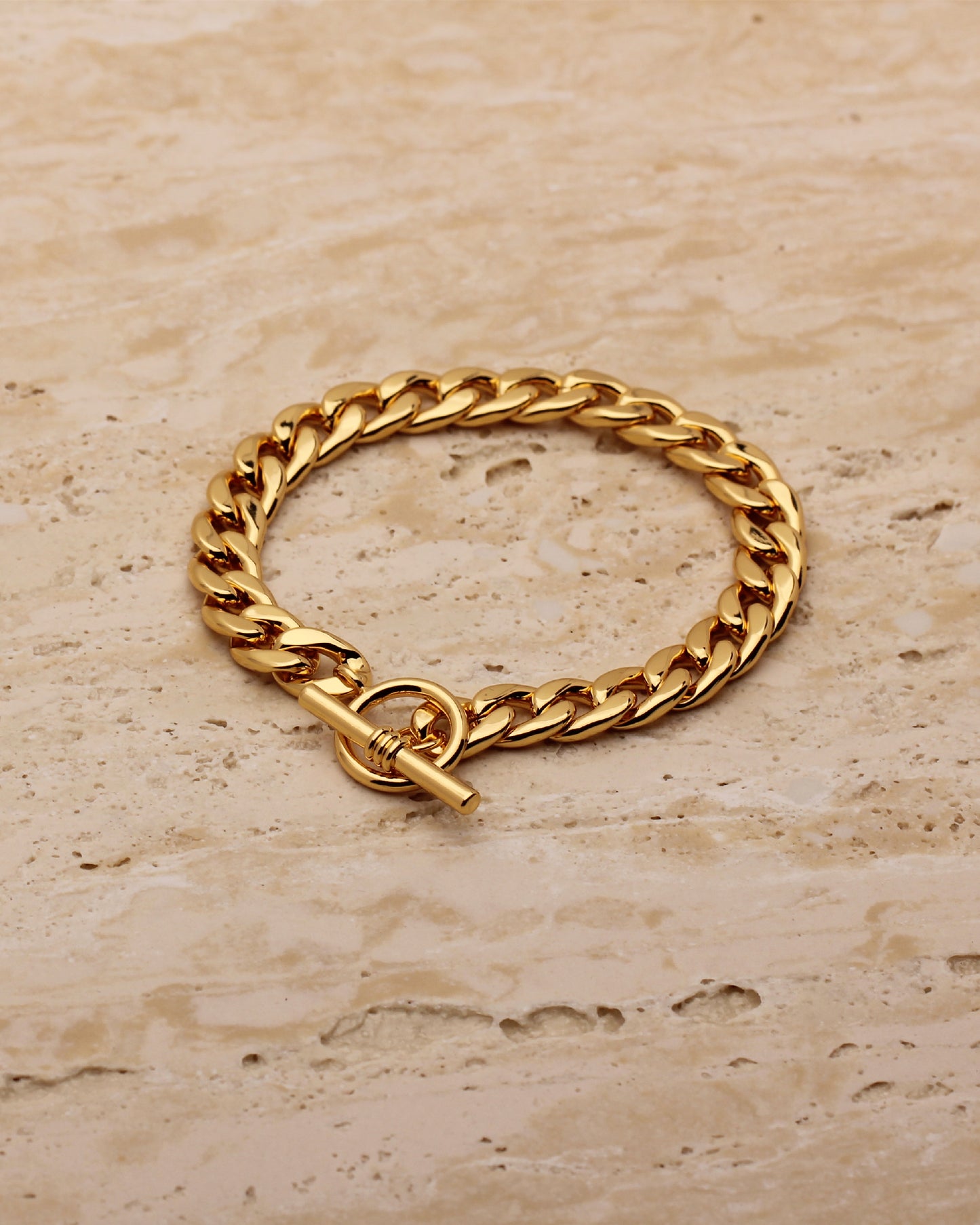 RIANN TOGGLE CURB NECKLACE & BRACELET