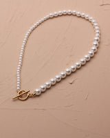 TOGGLE CLASP PEARL CHOKER