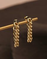 IRIS LINK CHAIN EARRINGS