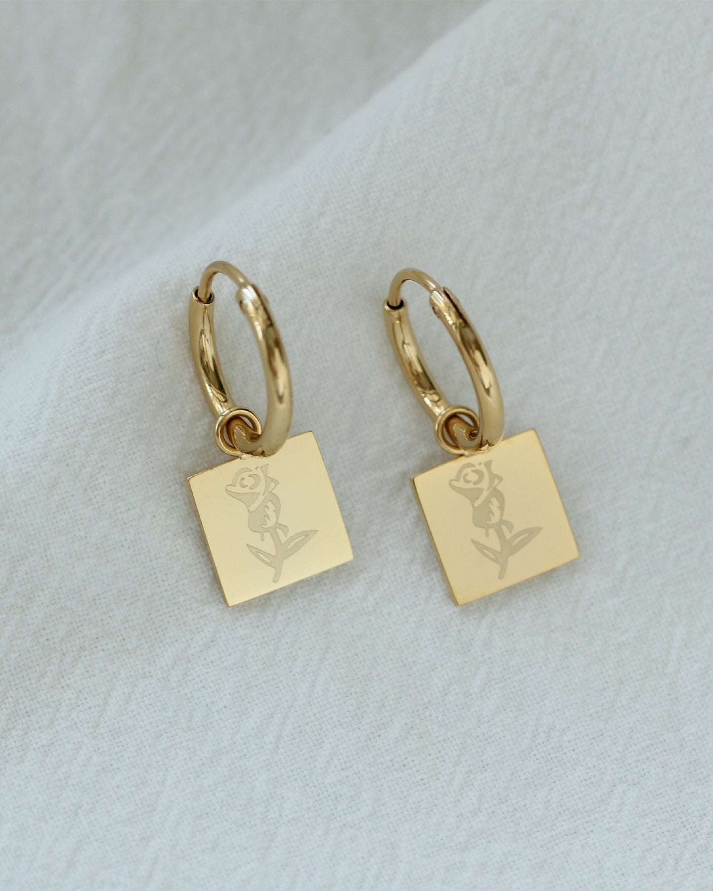 DELILAH ROSE COIN HOOPS