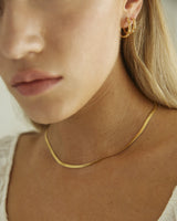 AVA CHAIN HUGGIE HOOPS