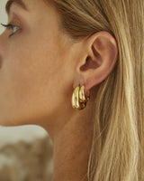 JENNA TEARDROP HOOPS