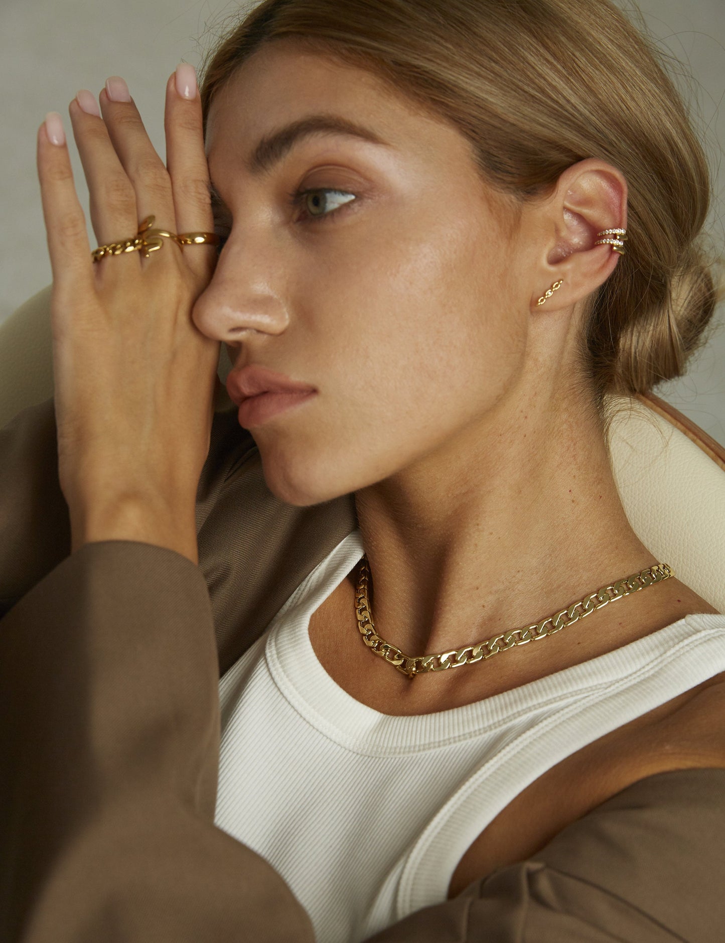 RILIE CURB CHAIN NECKLACE