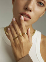 RINA CURB LINK RING