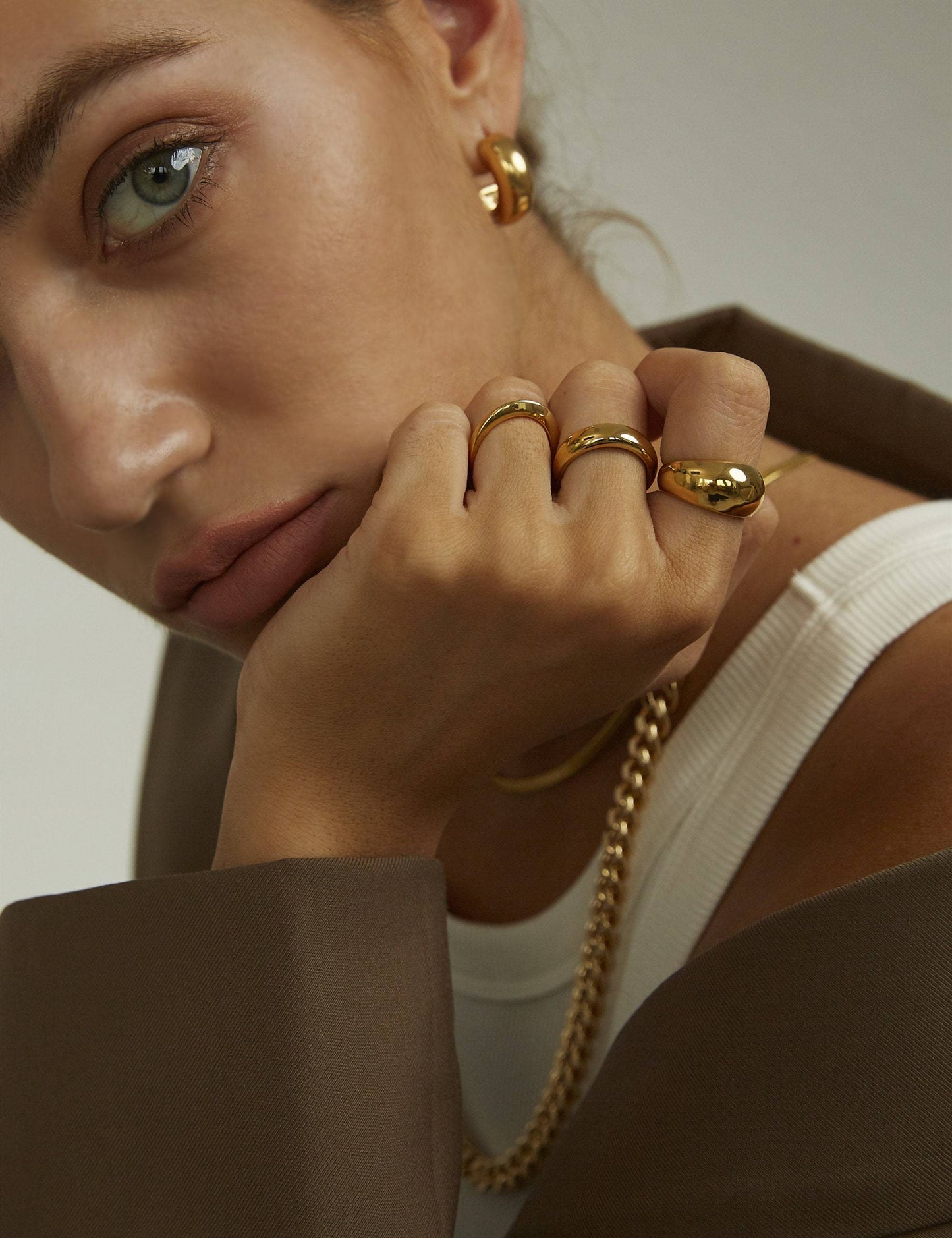 TERRA THIN DOME RING