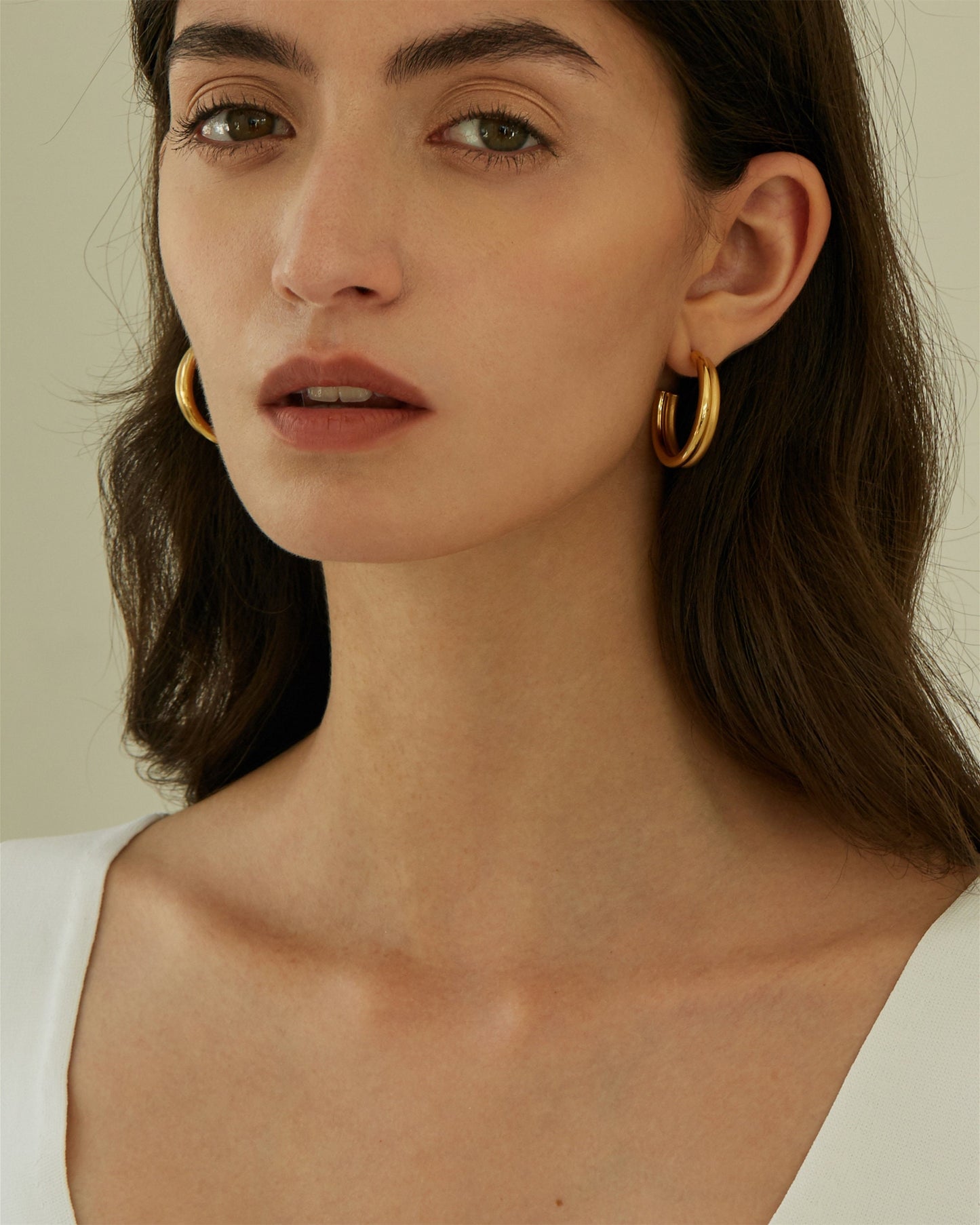RUBI HOOP EARRINGS